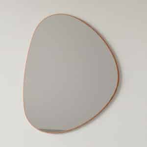 Espelho Orgânico Moldura de Madeira Visage 74x57 cm