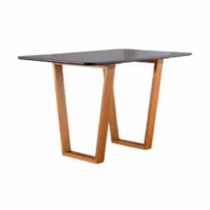 Mesa Elegante para Sala de Jantar Tampo Laqueado - Diamante