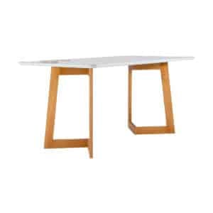 Mesa Retangular para Sala de Jantar Tampo Laqueado- Lídia